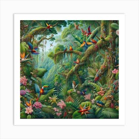 Tropical Jungle 3 Art Print