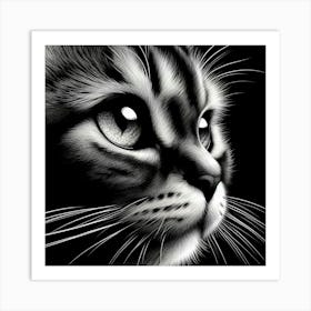 Cat Portrait 1 Art Print