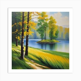 Landscape Painting 223 Art Print