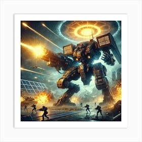 Helios Mech Role Converted Art Print