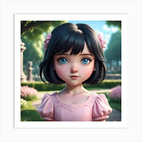 Cute Little Princess Art Print