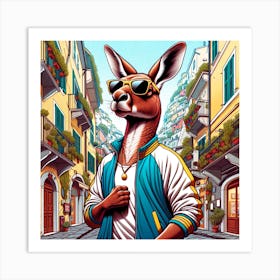 Kangaroo 4 Art Print