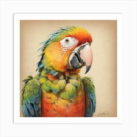 Parrot 47 Art Print