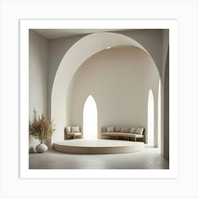 Interior Of A Church Art Print