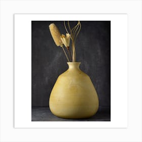 Yellow Vase Art Print