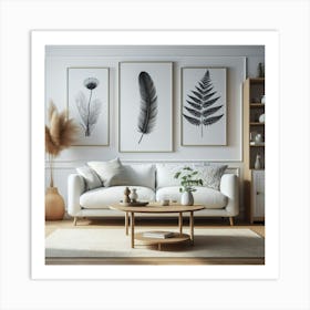 Modern Living Room 11 Art Print