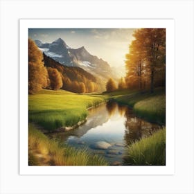 Swiss Alps 1 Art Print