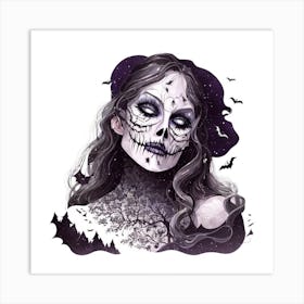 Day Of The Dead Girl 1 Art Print