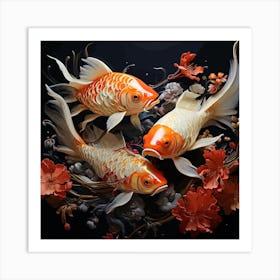 Koi Fish 4 Art Print