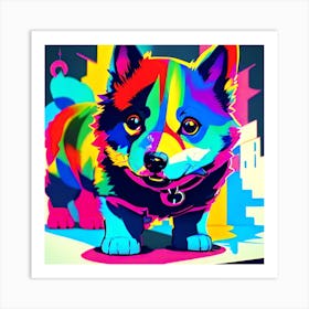 Corgi Painting 20 Art Print