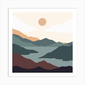 Landscape Painting Art Print