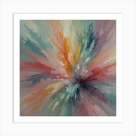 Abstract Burst 1 Art Print