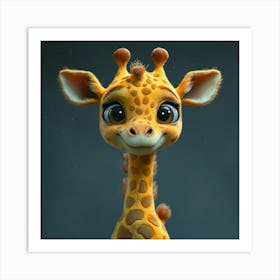 Cute Giraffe 24 Art Print