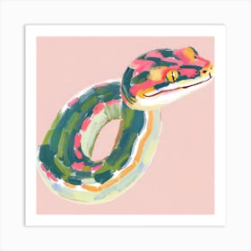 Red Tailed Boa Snake 08 Art Print