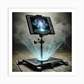 A Sturdy Holodock Stand Designed To Enhance Ambien Art Print