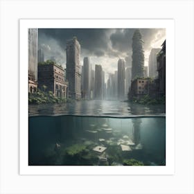 Futuristic City Art Print