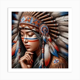 Indian Woman 4 Art Print