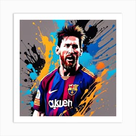 Lionel Messi Art Print