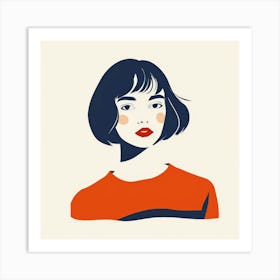 Illustration Of A Woman 2 Art Print