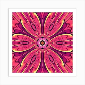 Psychedelic Flower 101 Poster