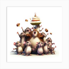 Birthday Party 2 Art Print