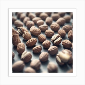 Nuts On A Table 3 Art Print