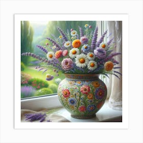 Vase Of Flowers Art Print