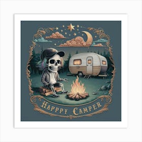 Happy Camper 1 Art Print