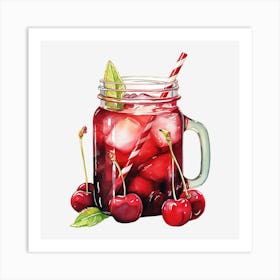 Cherry Margarita 5 Art Print