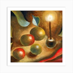 Candle Light Art Print