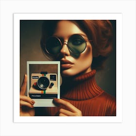 Polaroid Portrait 1 Art Print