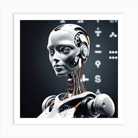 Robot Woman 28 Art Print