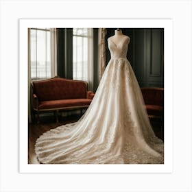 Wedding Dress Art Print