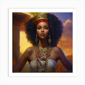 Egyptian Beauty 1 Art Print