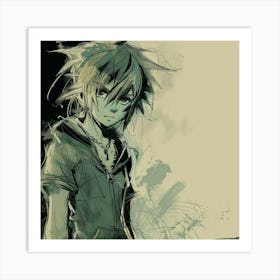 Anime Boy Art Print