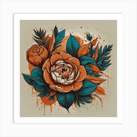 Peony Art Print