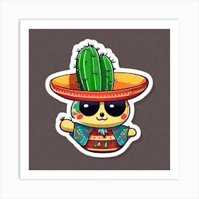 Mexican Cat Art Print