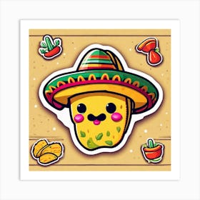 Mexican Food 1 Art Print