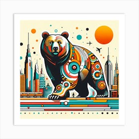 New York City Bear Art Print