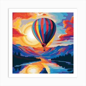 Hot Air Balloon 2 Art Print