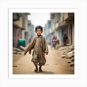 Pakistan Child Art Print