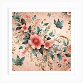 Floral Pattern Art Print