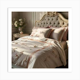 Shabby Chic Bedroom Art Print