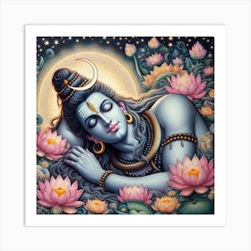 Lord Shiva 16 Art Print