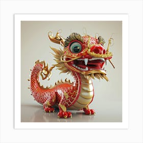 Red Dragon 5 Art Print