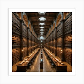 Library Of London Art Print