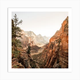 Zion Scenery Art Print