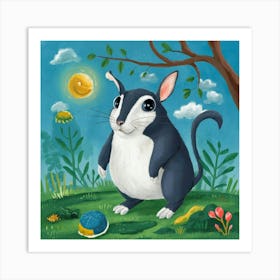 Chillin Nursery Art Print Illustration Painting Lpf2nfdr1wfds Cr0pm8g 2ctippobs1ar27inmg9vqg Art Print