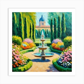 Peace Garden Art Print