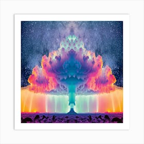 Volcano Of Color Art Print